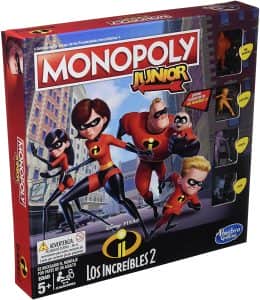 Juego de Monopoly Junior Los Increibles 2 - Juegos de mesa de Monopoly para niños - Los mejores juegos de mesa de Monopoly Junior