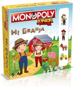 Juego de Monopoly Junior Mi granja - Juegos de mesa de Monopoly para niños - Los mejores juegos de mesa de Monopoly Junior