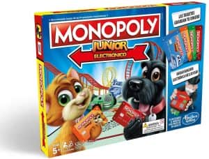 Juego de Monopoly Junior electrónico - Juegos de mesa de Monopoly para niños - Los mejores juegos de mesa de Monopoly Junior