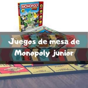 Juegos de mesa de Monopoly Junior - Los mejores juegos de mesa de Monopoly para niÃ±os - Monopoly JR