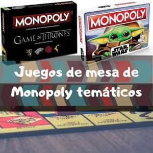 Juegos de mesa de Monopoly de temáticos - Los mejores juegos de mesa de Monopoly de España