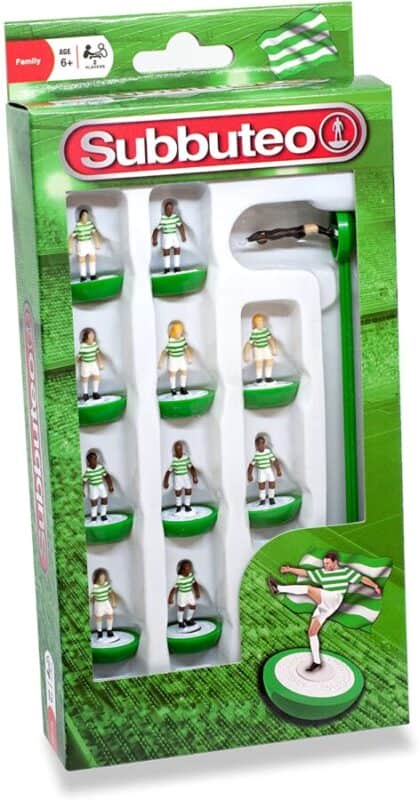 RARE lot figurines football vintage Subbuteo Brésil jaune blanc vert