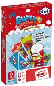 Juego de cartas de SuperZings 4 en 1 - Los mejores juegos de mesa de Superzings