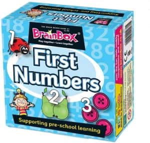 Juego de mesa de Brainbox First Numbers en inglÃ©s - Los mejores juegos de mesa de Brainbox - Juego en espaÃ±ol