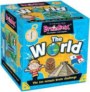 Juego de mesa de Brainbox The World en inglÃ©s - Los mejores juegos de mesa de Brainbox - Juego en espaÃ±ol