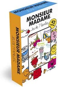 Juego de mesa de cartas de 7 familias de Monsieur Madame de France Cartes - Los mejores juegos de cartas de 7 familias