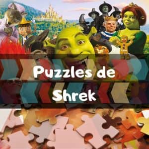 Los mejores puzzles de Shrek - Puzzles de Shrek de Dreamworks - Puzzle de dibujos animados