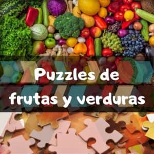 Los mejores puzzles de frutas y verduras de colores - Puzzles coloridos - Puzzles de colores de todo tipo