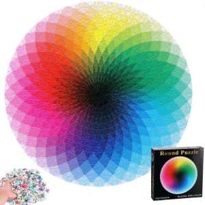 Puzzle circular de colores de 1000 piezas - Los mejores puzzles de colores del mercado