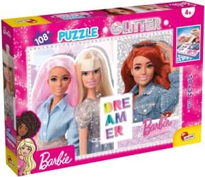 Puzzle de Barbie Girl Glitter de 108 piezas de Lisciani - Los mejores puzzles de Barbie