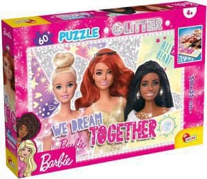 Puzzle de Barbie Girl Glitter de 60 piezas de Lisciani - Los mejores puzzles de Barbie