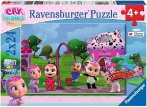 Puzzle de Cry Babies de 2x24 piezas de Ravensburger - Los mejores puzzles de Cry Babies de dibujos animados