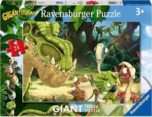Puzzle de Gigantosaurus de suelo de 24 piezas de Ravensburger- Los mejores puzzles de Gigantosaurus de dibujos animados