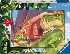 Puzzle de Gigantosaurus de suelo de 60 piezas de Ravensburger- Los mejores puzzles de Gigantosaurus de dibujos animados