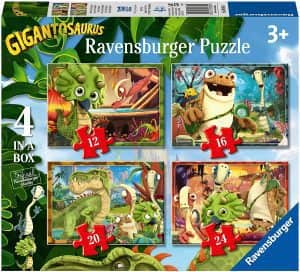 Puzzle de Gigantosaurus progresivo de Ravensburger - Los mejores puzzles de Gigantosaurus de dibujos animados