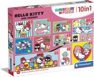 Puzzle De Hello Kitty 10 En 1
