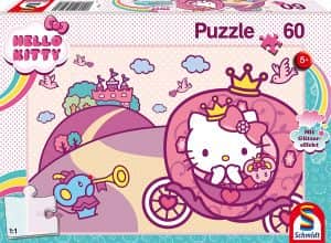 Puzzle de Hello Kitty carroza de 60 piezas de Schmidt - Los mejores puzzles de Hello Kitty