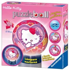 Puzzle de Hello Kitty en 3D de 108 piezas de Ravensburger - Los mejores puzzles de Hello Kitty