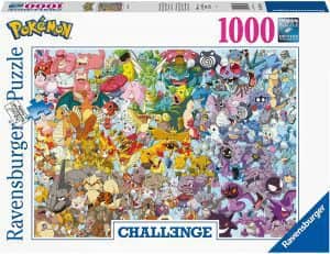 Puzzle de Pokemon de colores de 1000 piezas - Los mejores puzzles de colores