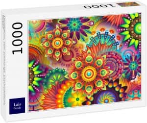 Puzzle de colores psicodélicos de 1000 piezas - Los mejores puzzles de colores