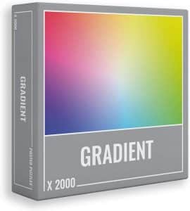 Puzzle de gradiente de colores de 2000 piezas - Los mejores puzzles de colores del mercado