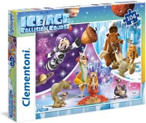 Puzzle de historias de Ice Age de 104 piezas de Clementoni - Los mejores puzzles de Ice Age de dibujos animados