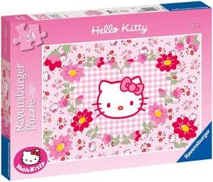 Puzzle de mar de flores de Hello Kitty de 24 piezas de Ravensburger - Los mejores puzzles de Hello Kitty