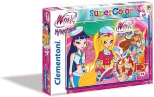 Puzzle de marineras de Winx de 60 piezas de Clementoni - Los mejores puzzles de Winx de dibujos animados