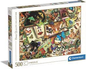 Puzzle De Mariposas Vintage De 500 Piezas