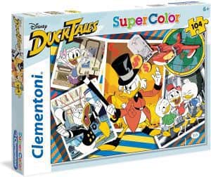 Puzzle de momentos de Duck Tales de Patoaventuras 104 piezas de Clementoni - Los mejores puzzles de Ducktales de dibujos animados