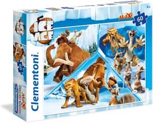 Puzzle de momentos de Ice Age de 60 piezas de Clementoni - Los mejores puzzles de Ice Age de dibujos animados