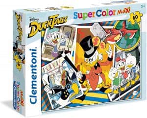 Puzzle de personajes de Duck Tales de Patoaventuras 60 piezas de Clementoni - Los mejores puzzles de Ducktales de dibujos animados