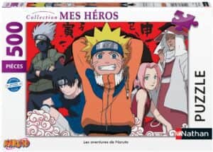 Puzzle De Protagonistas De Naruto Shippuden De 500 Piezas
