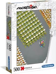Puzzle del Desfile de Mordillo de 500 piezas de Clementoni - Los mejores puzzles de Mordillo de dibujos animados - Guillermo Mordillo
