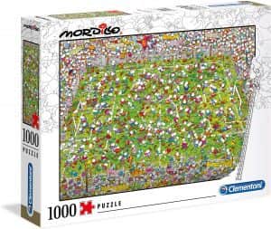 Puzzle del Partido de Mordillo de 1000 piezas de Clementoni - Los mejores puzzles de Mordillo de dibujos animados