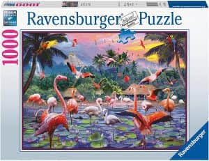 Puzzle De Flamencos En La Naturaleza De 1000 Piezas De Ravensburger
