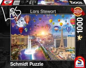 Puzzle de globos en las Vegas de 1000 piezas de Schmdit