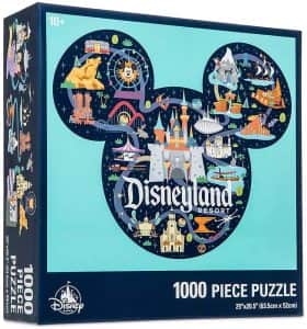 Puzzle de mapa de Disneyland Resort de 1000 piezas - Los mejores puzzles de Disneyland de Disney