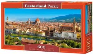 Puzzle de panorama de Florencia de 600 piezas de Castorland