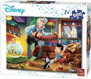 Puzzle de personajes de Pinocho de 500 piezas - Los mejores puzzles de Pinocho de Disney
