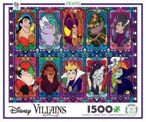 Puzzle de villanos de Disney de 1500 piezas de Ceaco - Los mejores puzzles de villanos de Disney