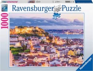 Puzzle De Lisboa Iluminada De 1000 Piezas