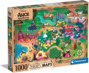 Puzzle De Story Maps De Alicia En El País De Las Maravillas De 1000 Piezas De Ravensburger