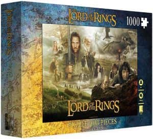 Puzzle De The Lord Of The Rings De 1000 Piezas De La Saga