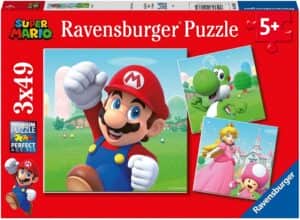 Puzzle De Imágenes De Super Mario De 3×49 Piezas