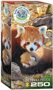 Puzzle de pandas rojos de 250 piezas de Eurographics - Los mejores puzzles de pandas rojos