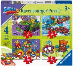 Puzzle de personajes de SuperZings progresivo de Ravensburger - Los mejores puzzles de SuperZings Rivals of Kaboom - SuperThings
