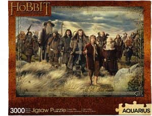 Puzzle de personajes del Hobbit de 3000 piezas de Aquarius - Los mejores puzzles del SeÃ±or de los Anillos