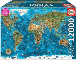 Puzzle de sÃ­mbolos del mundo de 12000 piezas de Educa