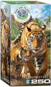 Puzzle de tigres de 250 piezas de Eurographics - Los mejores puzzles de tigres